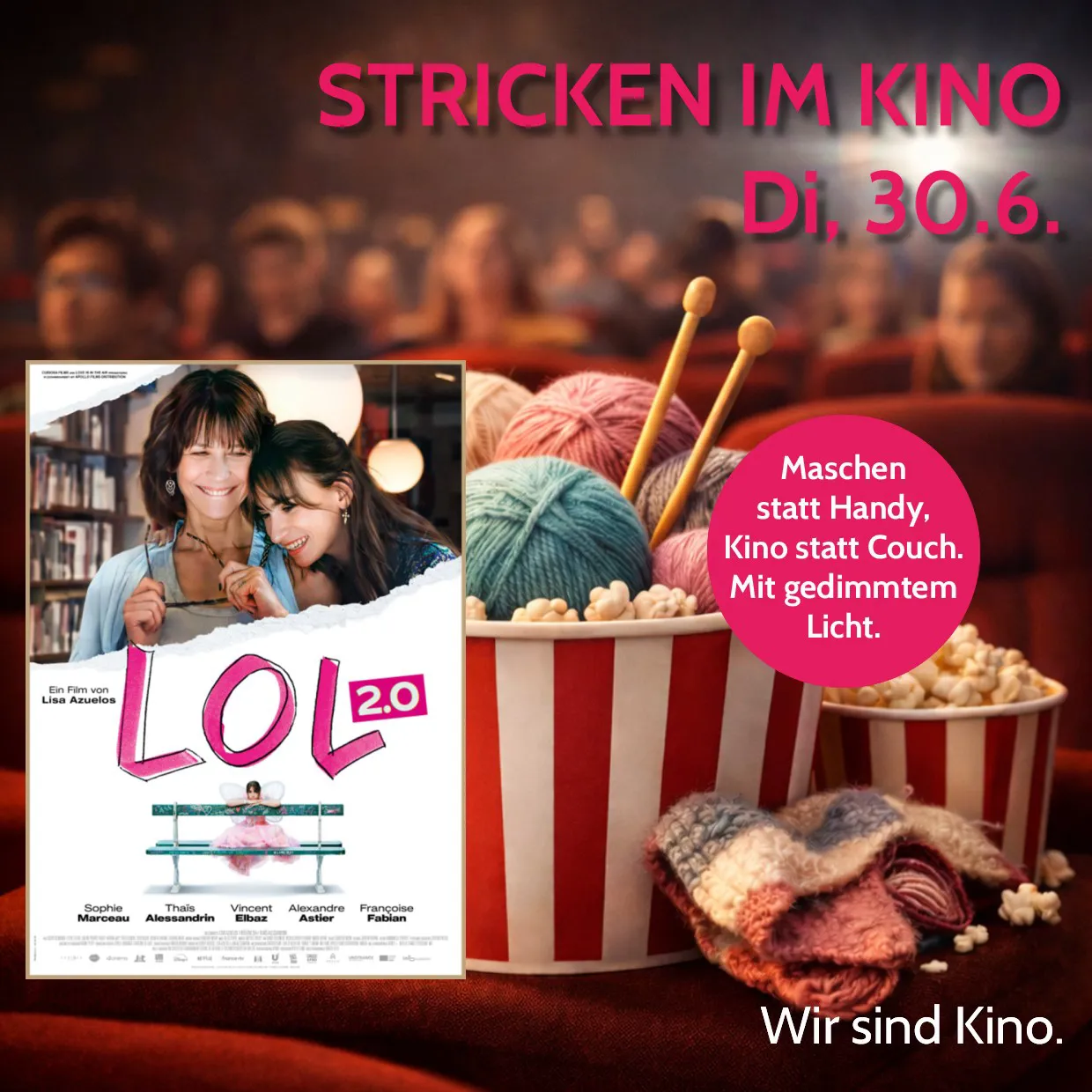 Stricken im Kino Juni