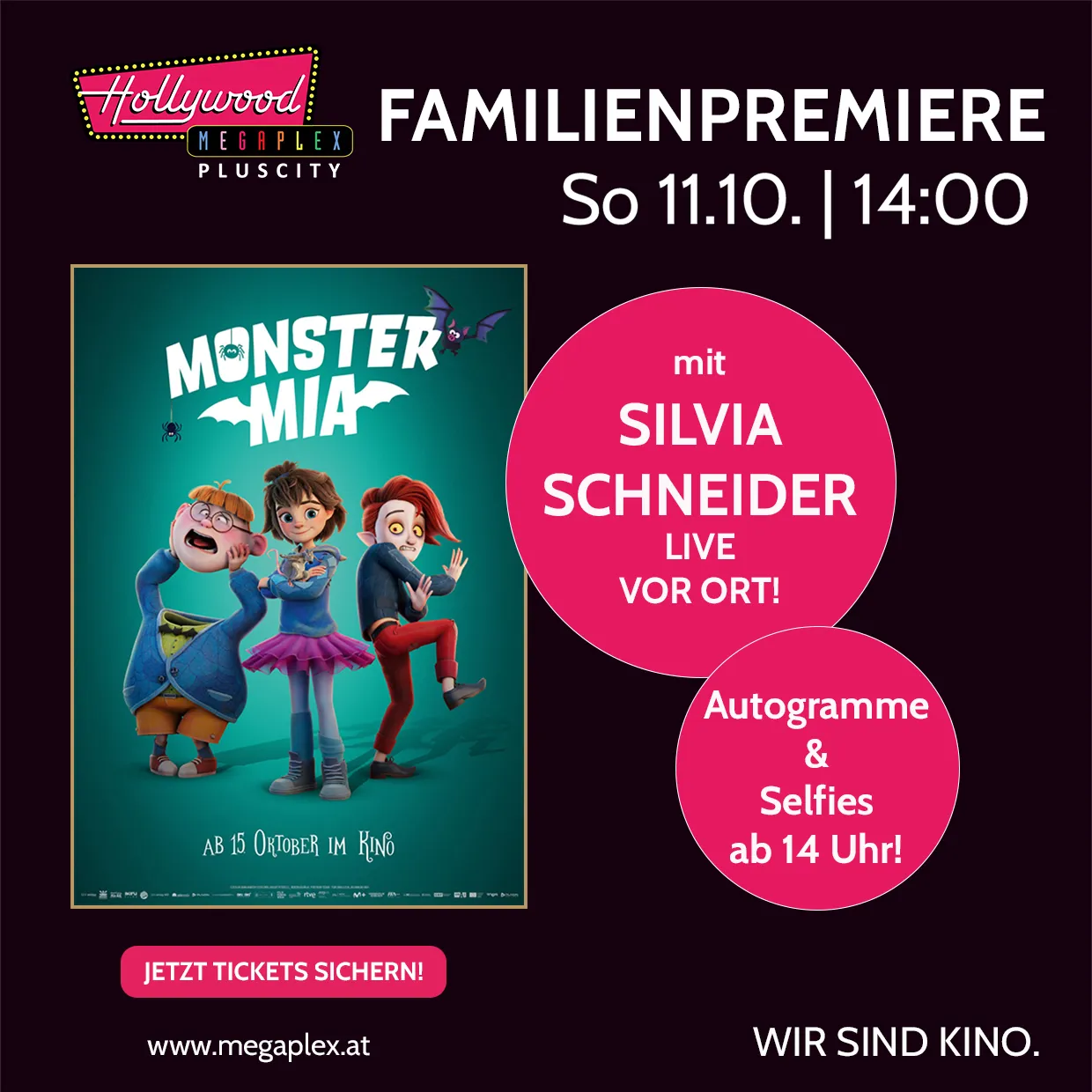 Familienpremiere: Monster Mia