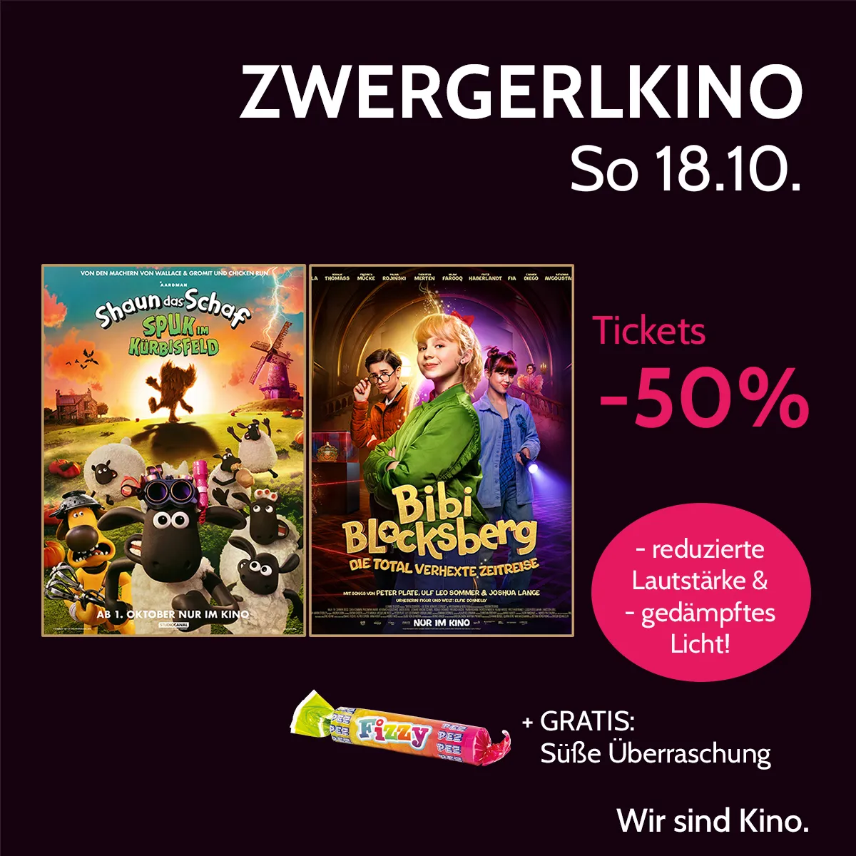 Zwergerlkino Oktober