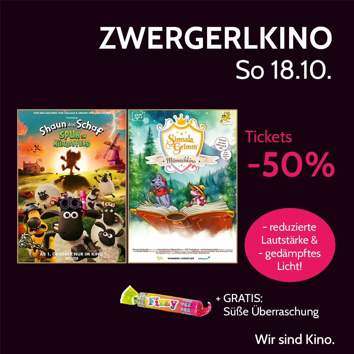 Zwergerlkino Oktober