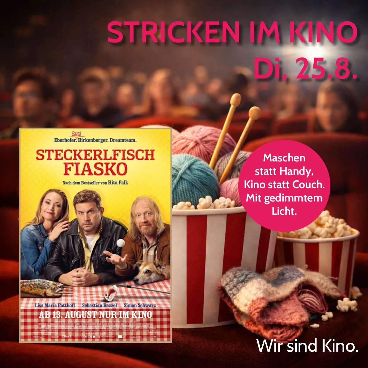 Stricken im Kino August