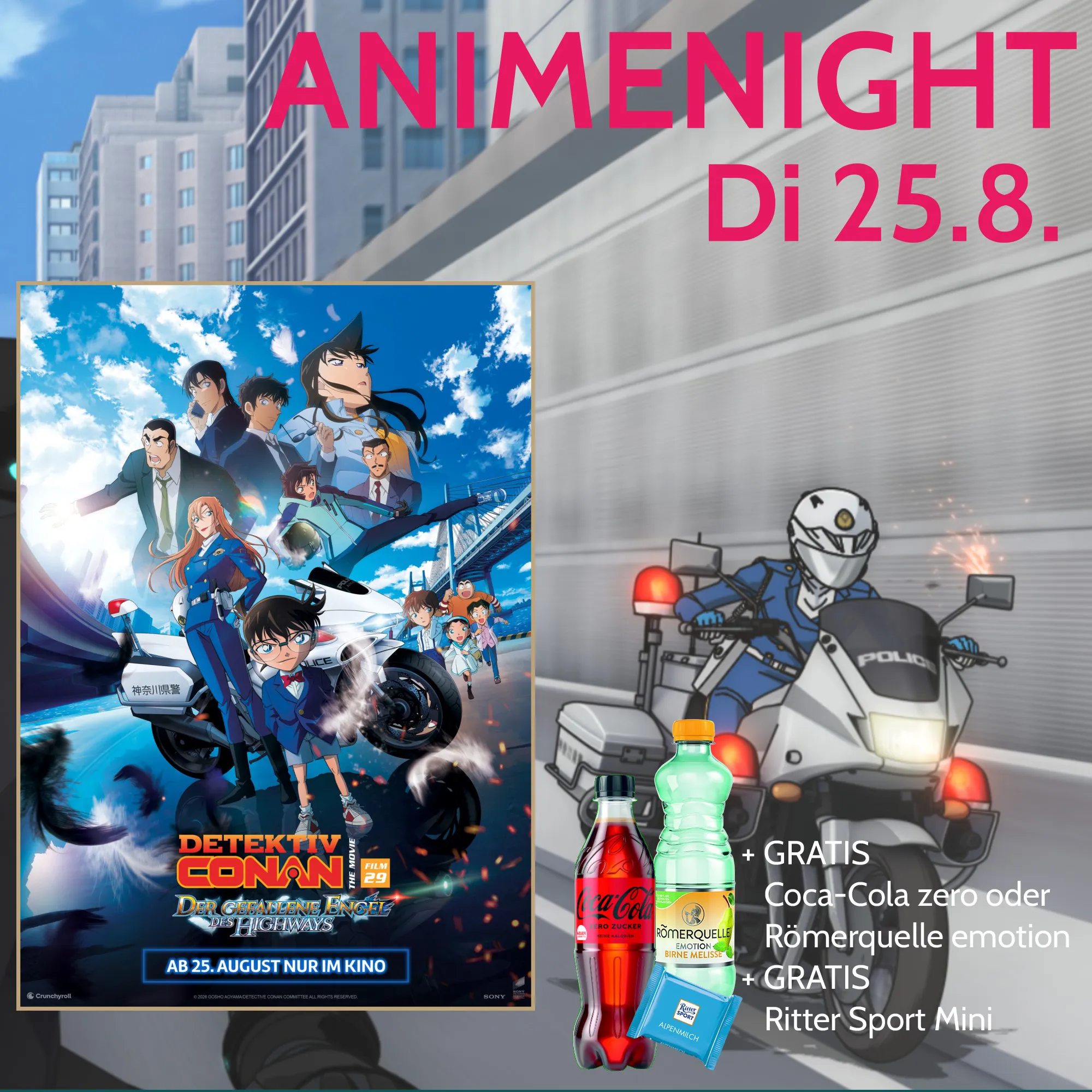 AnimeNight: Detektiv Conan Film 29: Der gefallene Engel des Highways