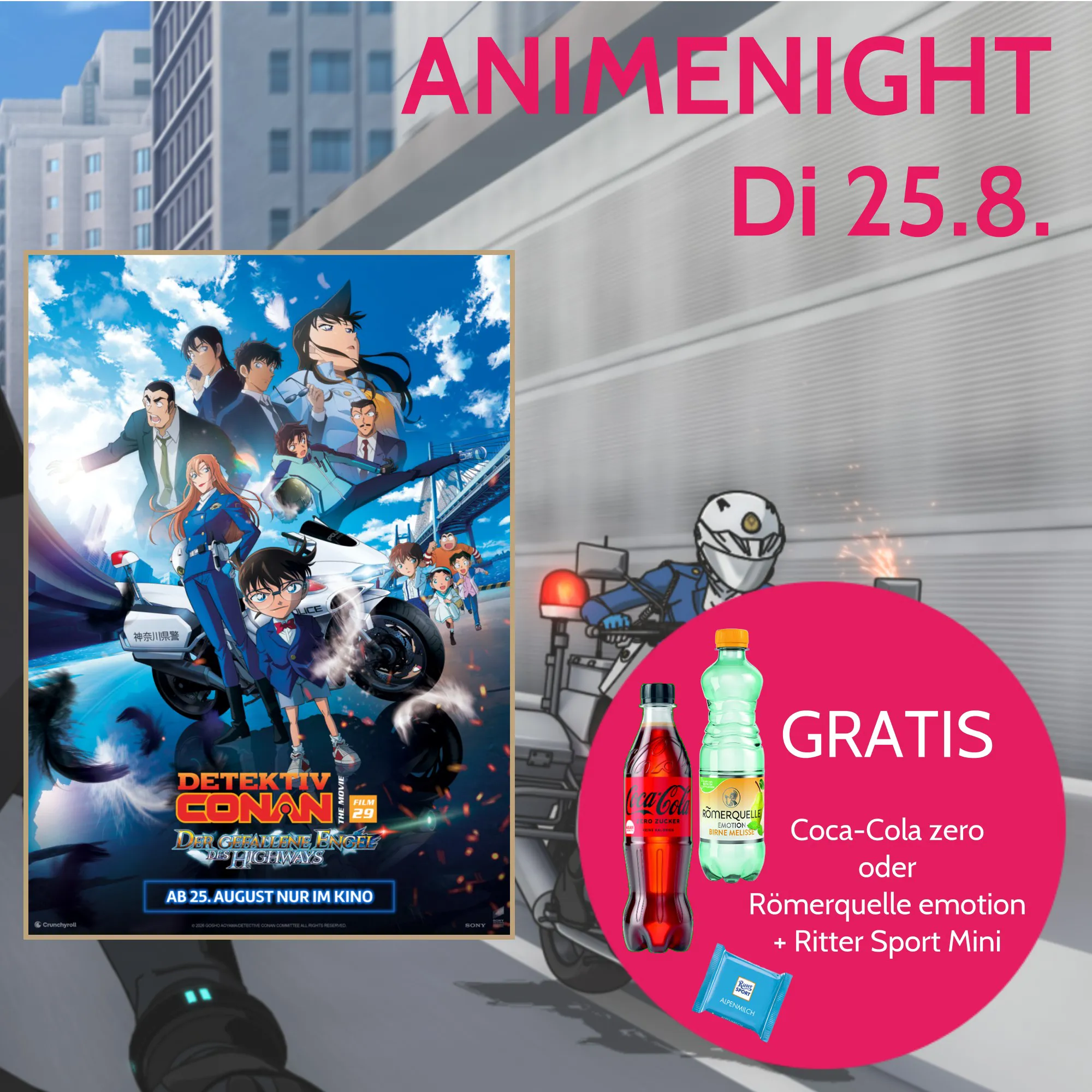 AnimeNight: Detektiv Conan Film 29: Der gefallene Engel des Highways