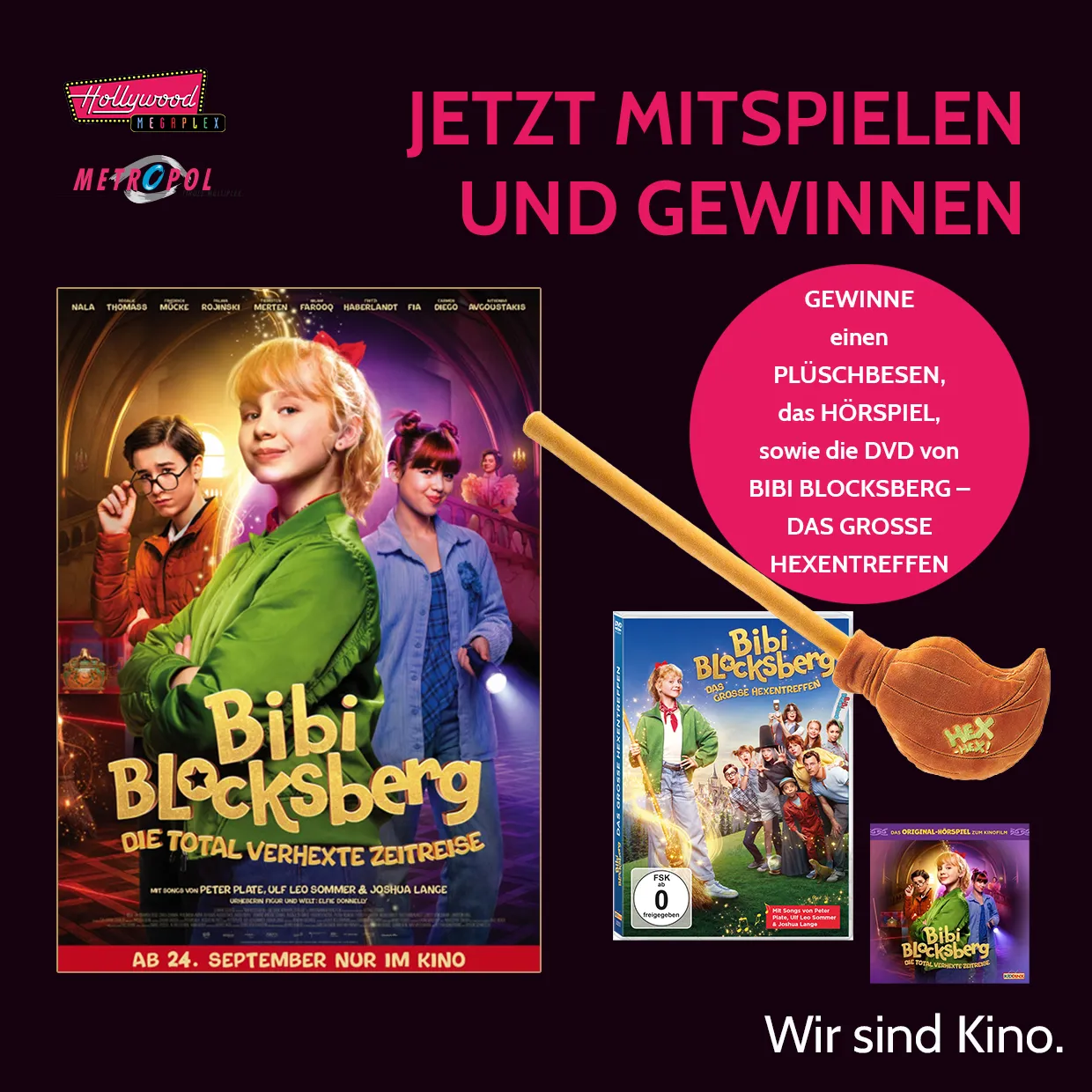 Gewinne mit BIBI BLOCKSBERG - DIE TOTAL VERHEXTE ZEITREISE