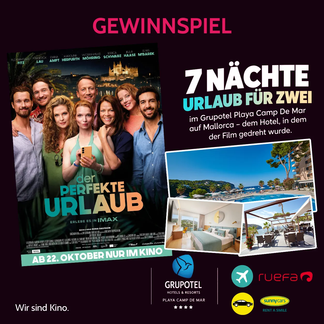 Mit DER PERFEKTE URLAUB ab nach Mallorca!