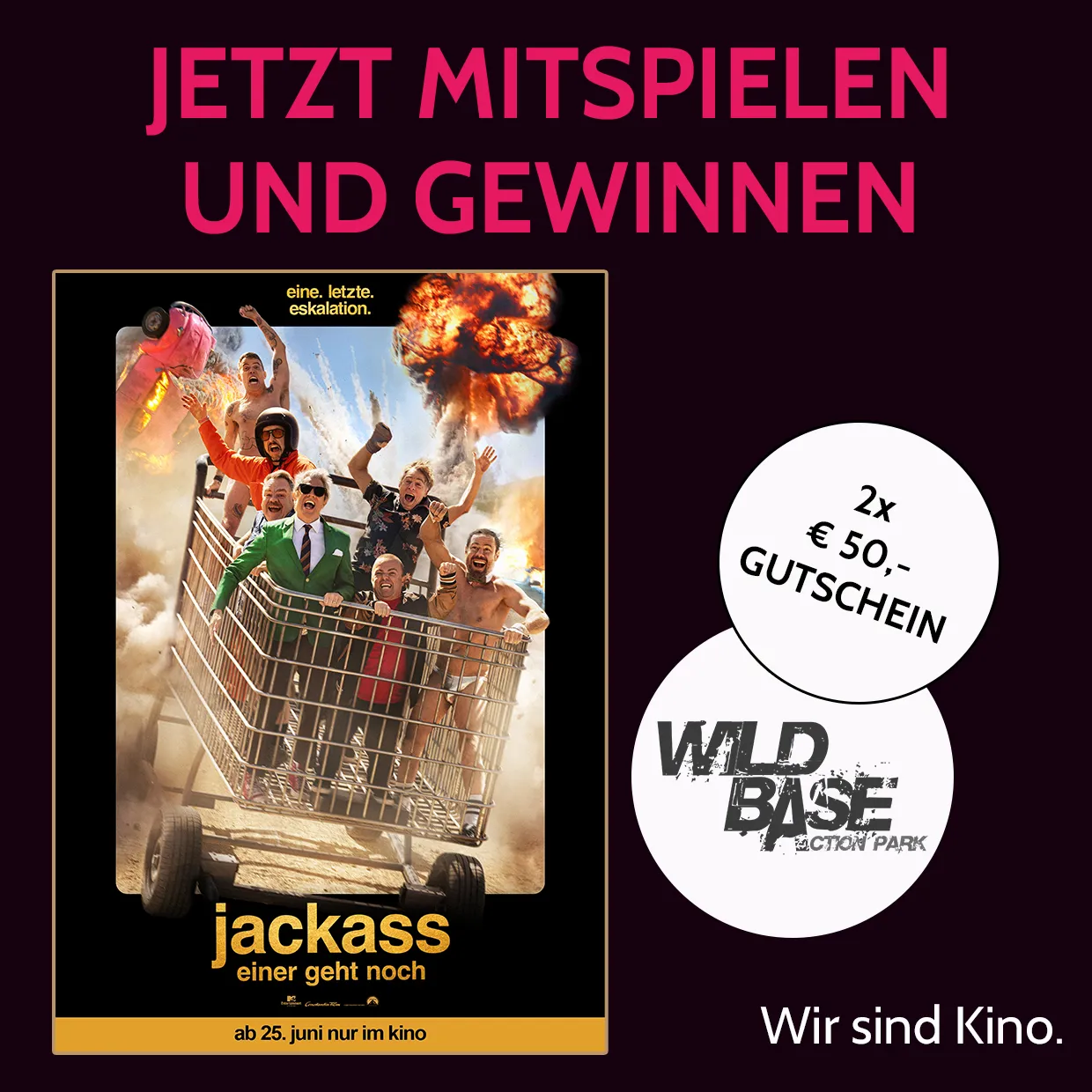 Gewinne mit JACKASS: EINER GEHT NOCH