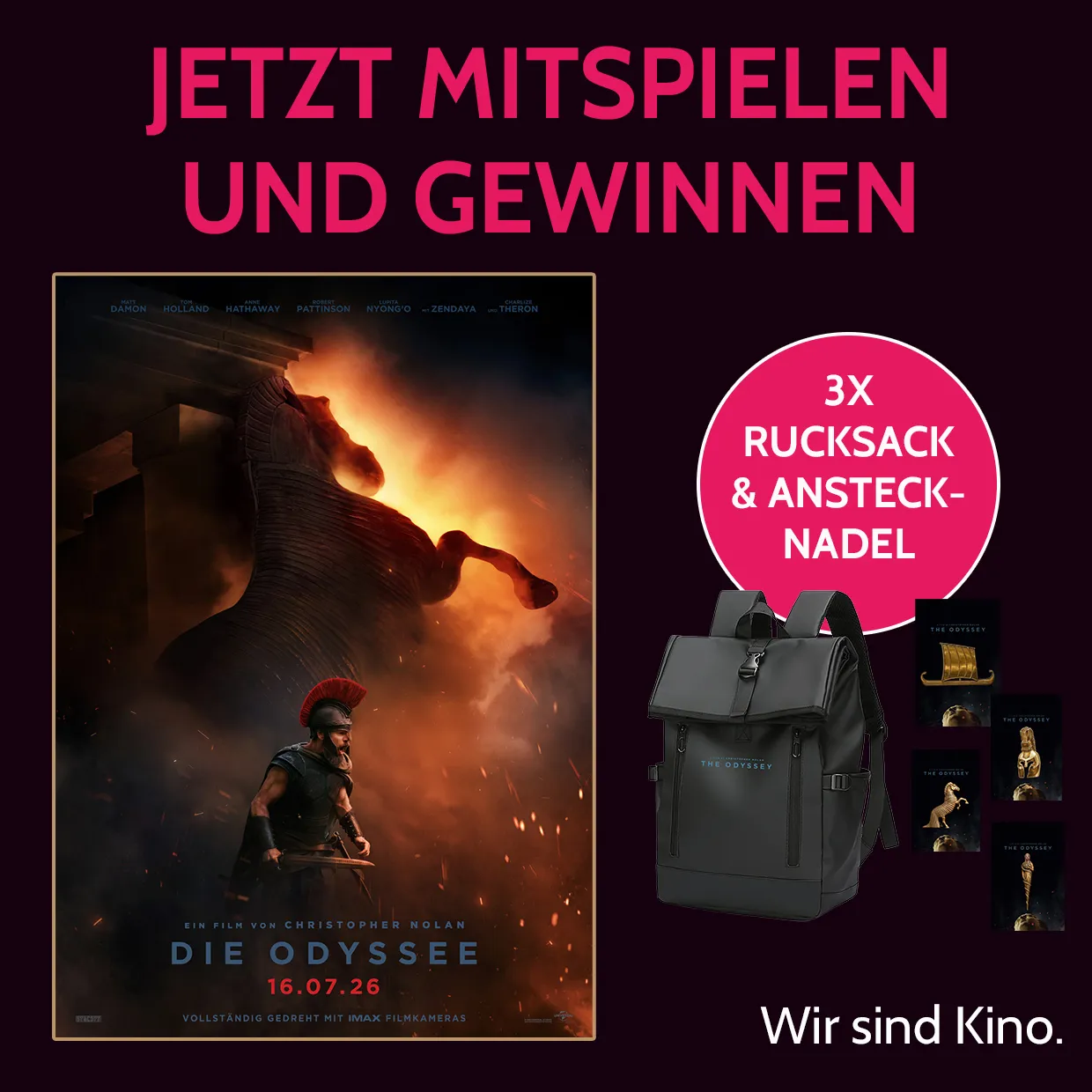 Gewinne mit DIE ODYSSEE