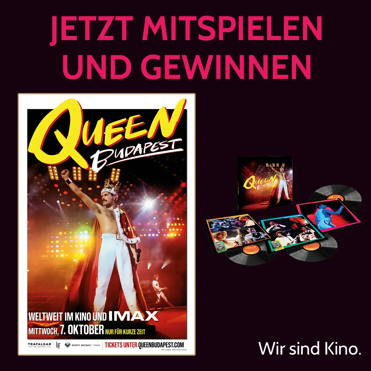 Gewinne mit QUEEN BUDAPEST