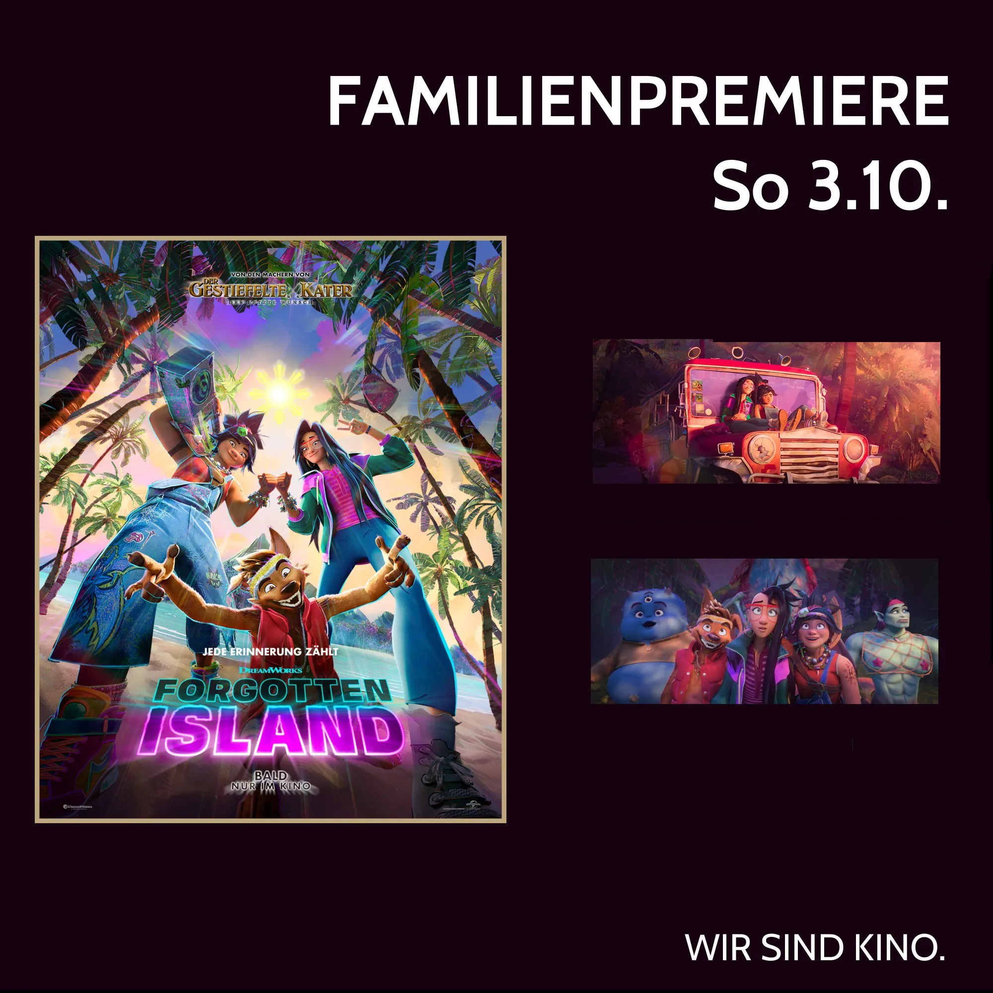 Familienpremiere: Forgotten Island