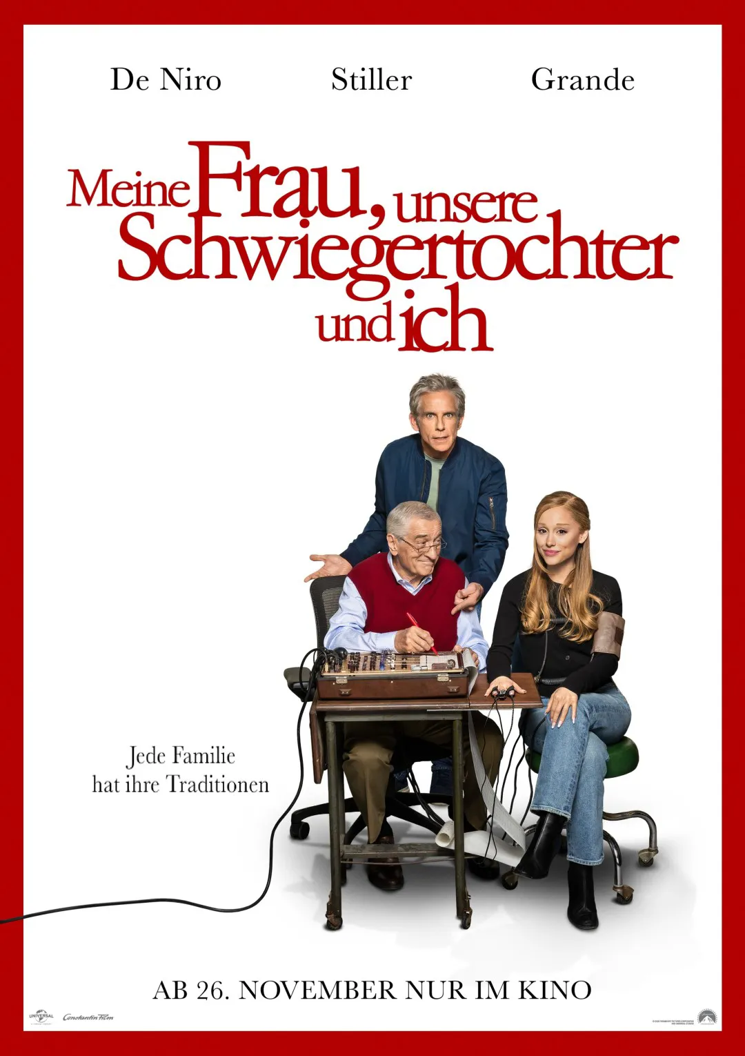 Meine Frau, unsere Schwiegertochter und ich